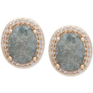 Lonna & Lilly Crystal & Gold Tone Stud Earrings NWT ✨️